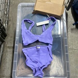 NWT You Swim (youswim) Eva standard waist two piece in purple